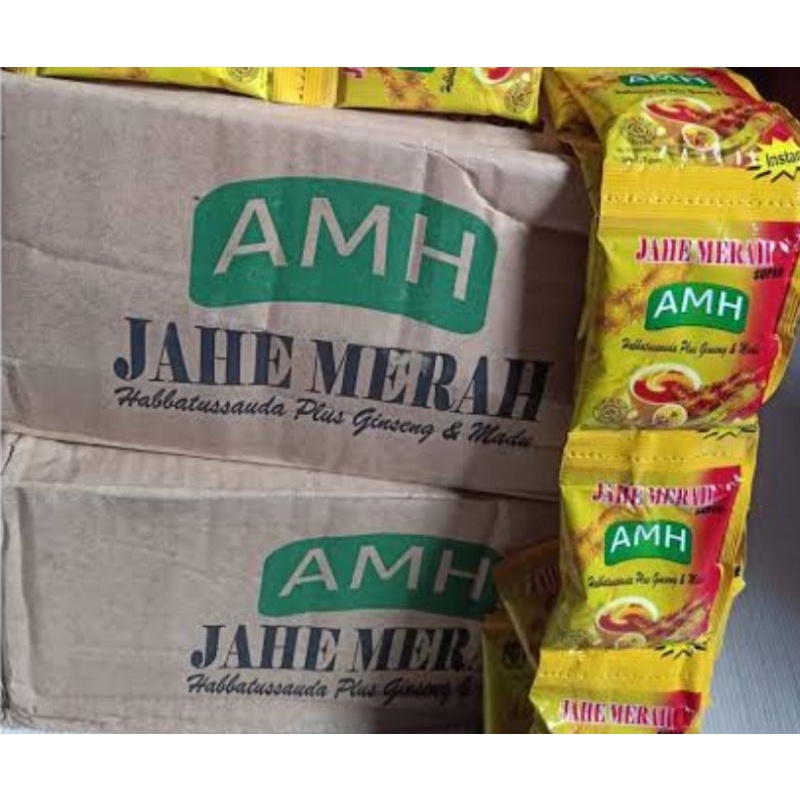 

Jahe Merah AMH Dus Karton Jahe Merah Amanah minuman bubuk jahe