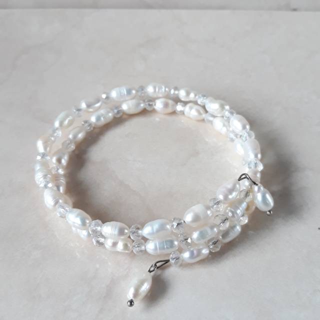  GELANG  MUTIARA  ASLI MOTIF PER Shopee  Indonesia