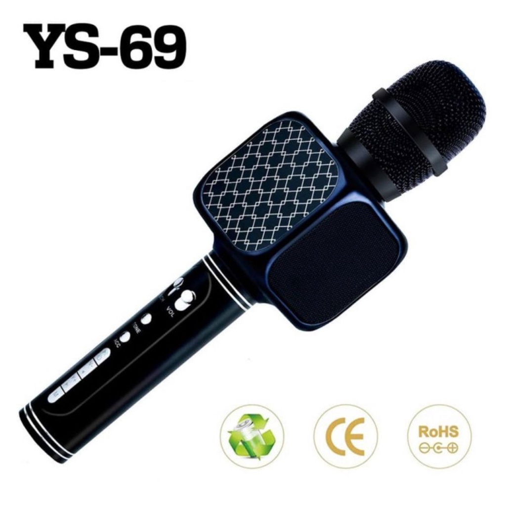 PROMO MIC BLUETOOTH SU YOSD YS-69 ORIGINAL/MICROPHONE WIRELESS KTV MAGIC KARAOKE/MIKROPON PORTABLE