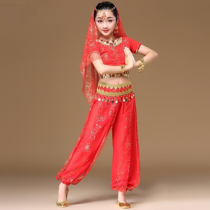 INDIA BELLY DANCE costume haloween kostum anak baju tari perut arabian