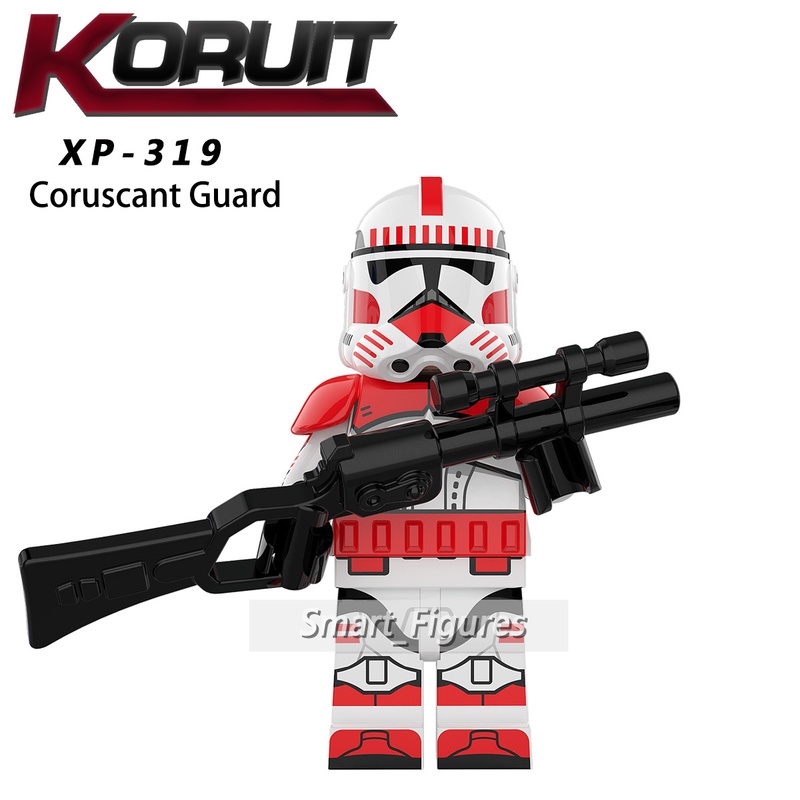 Kt1042 Mainan Action Figure Mini Karakter Star Wars Stormtrooper Coruscant Guard 322 Corps Rex