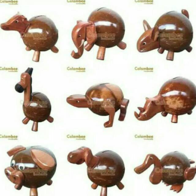 Celengan batok kelapa