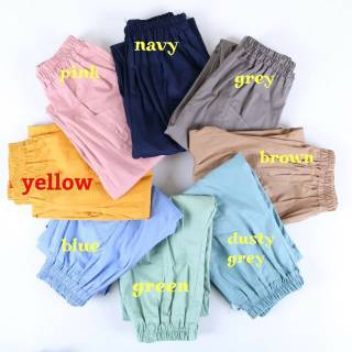  Celana  panjang anak cewe cowo katun  ankle pants bangkok  7 