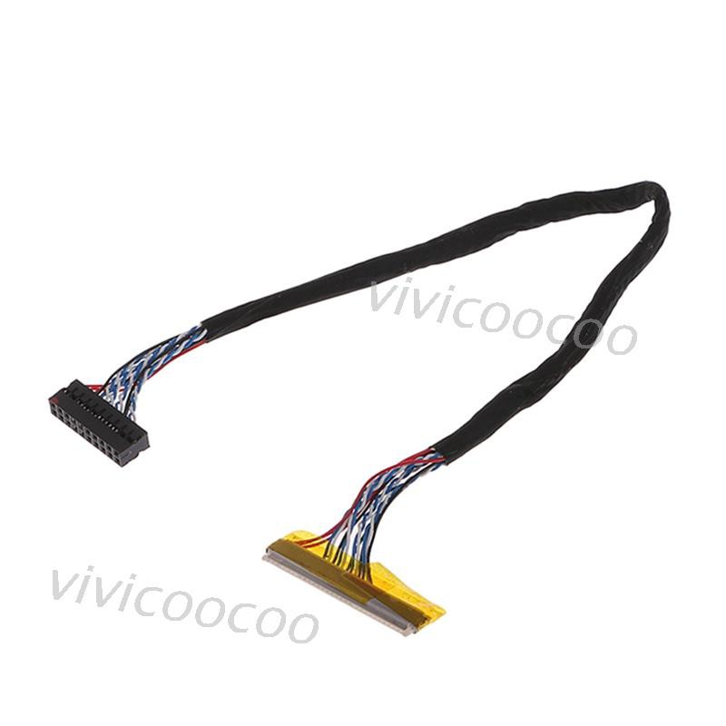 Vivi Kabel Lvds 30 Pin 1ch 6bit 26cm Untuk Panel Lcd 14.1-15.6 &quot;