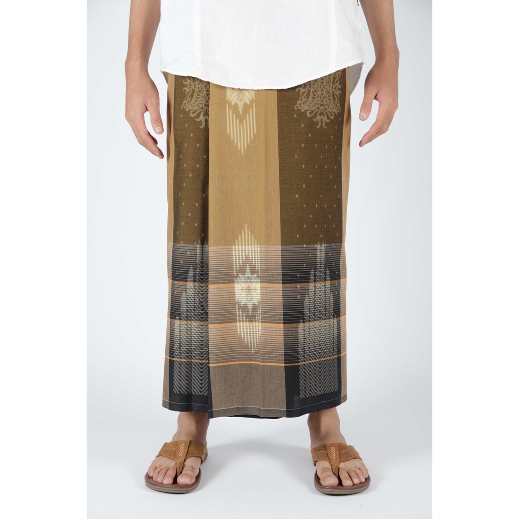 Sarung Mangga Gold Kembang Darussalam Kuning