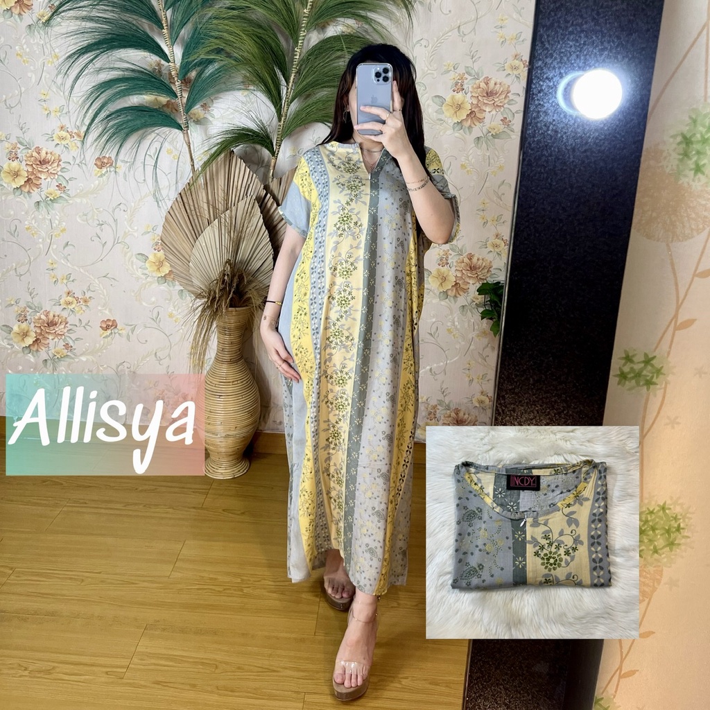 PART1 NCDY HOMEWEAR DASTER PANJANG SEMATA KAKI LD 130cm BUSUI FRIENDLY JUMBO-Allysa