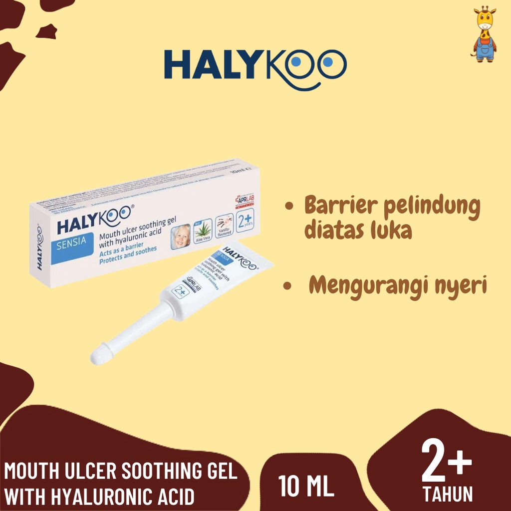 Halyko Mouth Ulcer Soothing Gel With Hyaluronic Acid 10ml