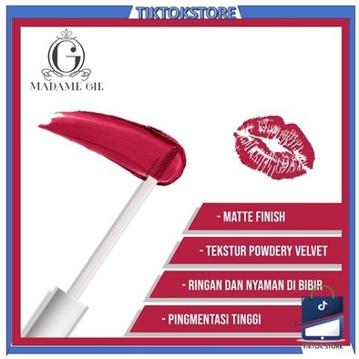 TIKTOK - Madame Gie Always On Lip Cream - MakeUp Lip Cream Lipstik