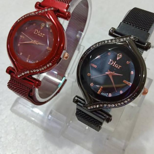 Jam Tangan wanita MAGNET DIOR OVAL (  LOVE )