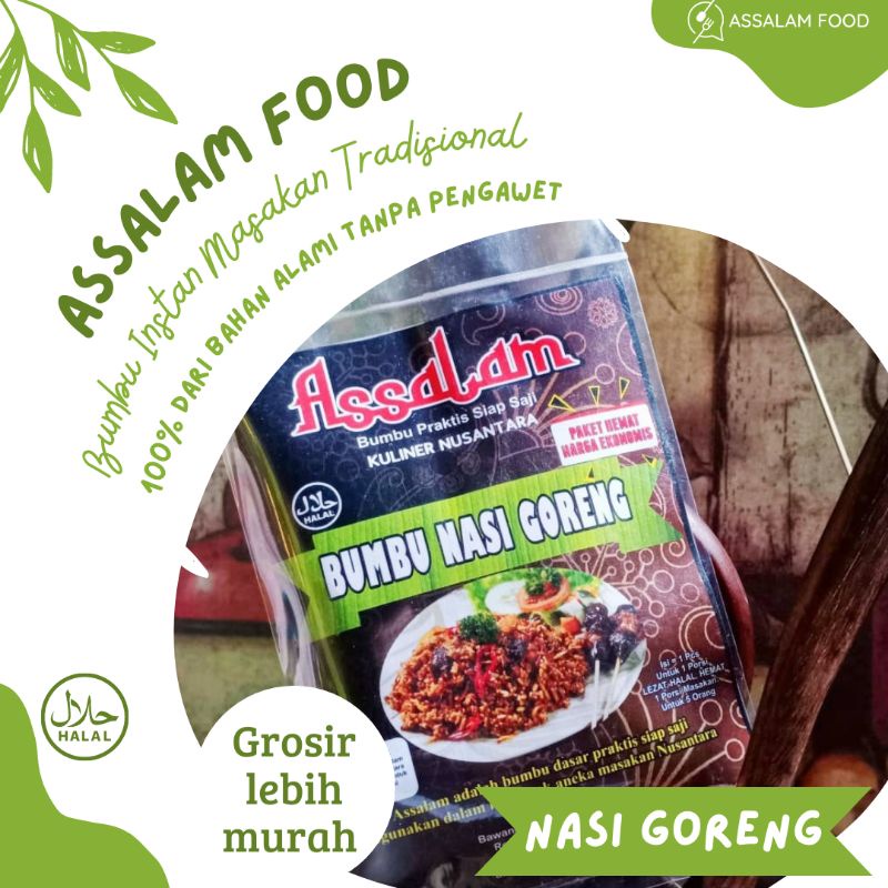 

ASSALAM Bumbu Instan Masakan Tradisional "Nasi Goreng