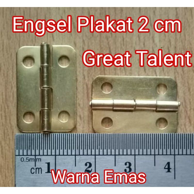 

ENGSEL 2.2cm Emas Gold - Engsel Box Plakat - Engsel Bok - 1 pcs