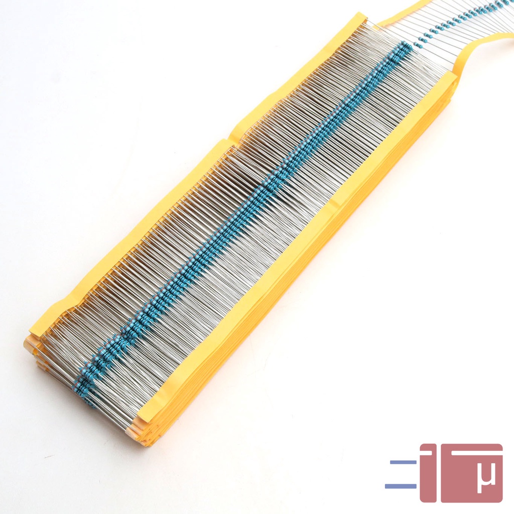 x10 Resistor 390R 390 Ohm 1/4W Metal Film 1% Taiwan Kaki Tembaga