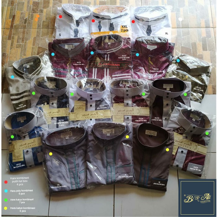 Jubah Haramain Kombinasi