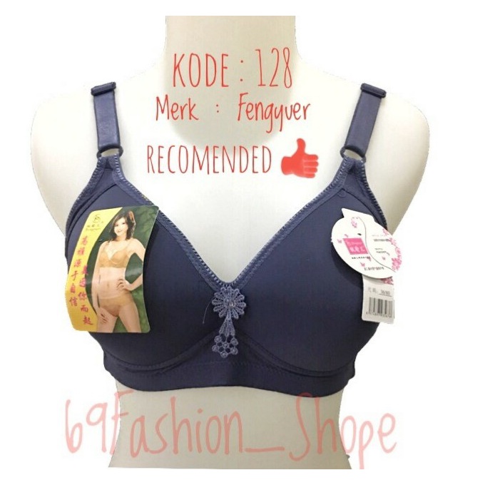 BRA JUPE BESAR NON KAWAT / 128 Fengyuer BRA CUP C JUMBO / BH JUMBO POLA BESAR IMPORT BAHAN PREMIUM LEMBUT &amp; HALUS ORIGINAL