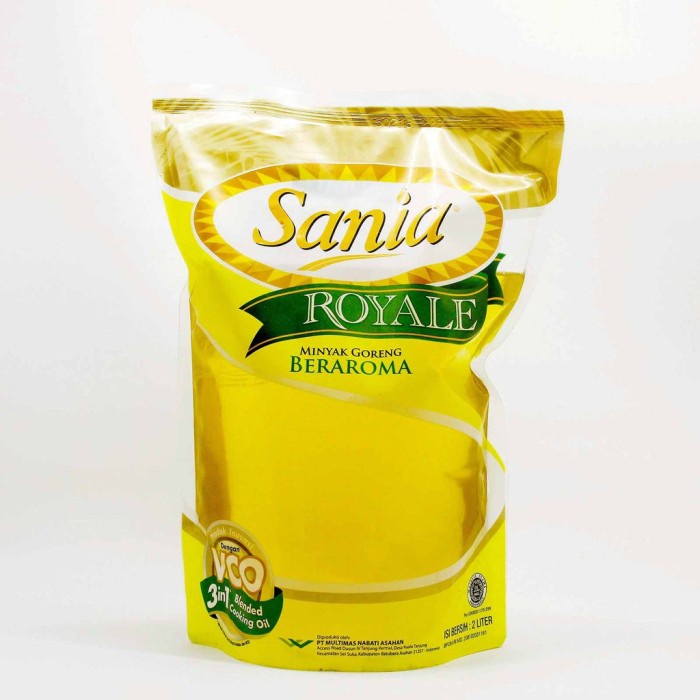 

Sania Minyak Goreng Royale Pouch 2 Ltr