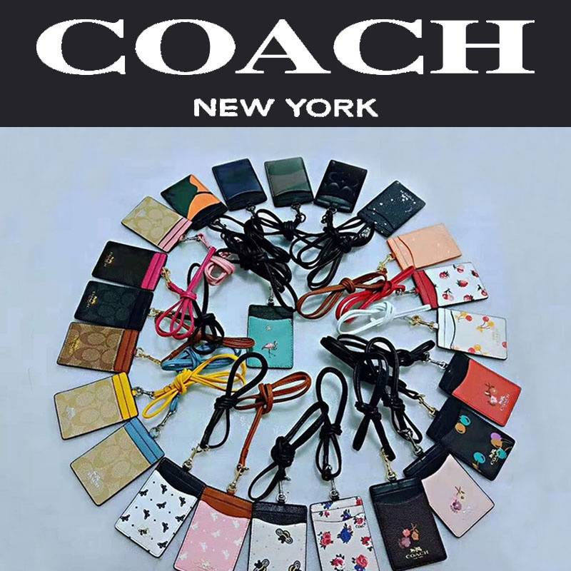 

COACH Lanyard Kartu Kerja ID Card Pemegang kartu lanyard Tag Kerja
