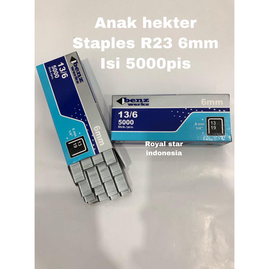

Populer] Anak Staples / Isi Staples R23 / Anak Hekter Tembak 6M Benz Isi 5000Pi