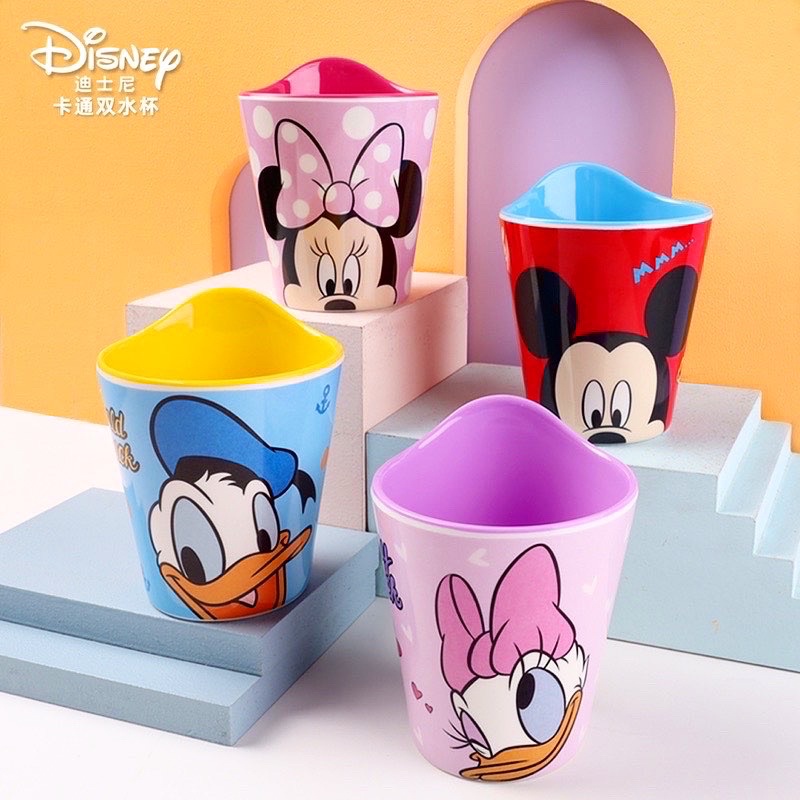 GELAS ANAK KIDS CUP MICKEY MINNIE DONALD DAISY ELSA ARIEL MERMAID DISNEYY