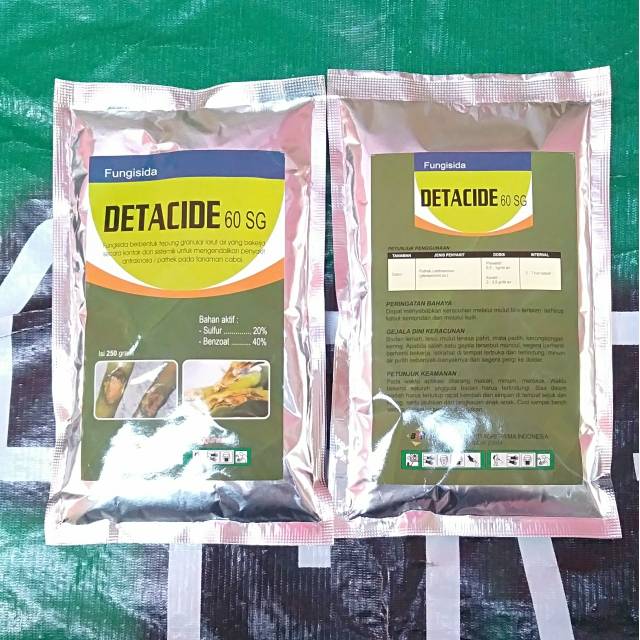 Fungisida DETACIDE 60 SG 250 gram