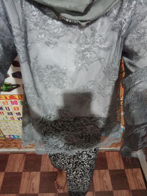 Couple Bianca.setelan Kebaya Brukat Batik Couple (6warna)