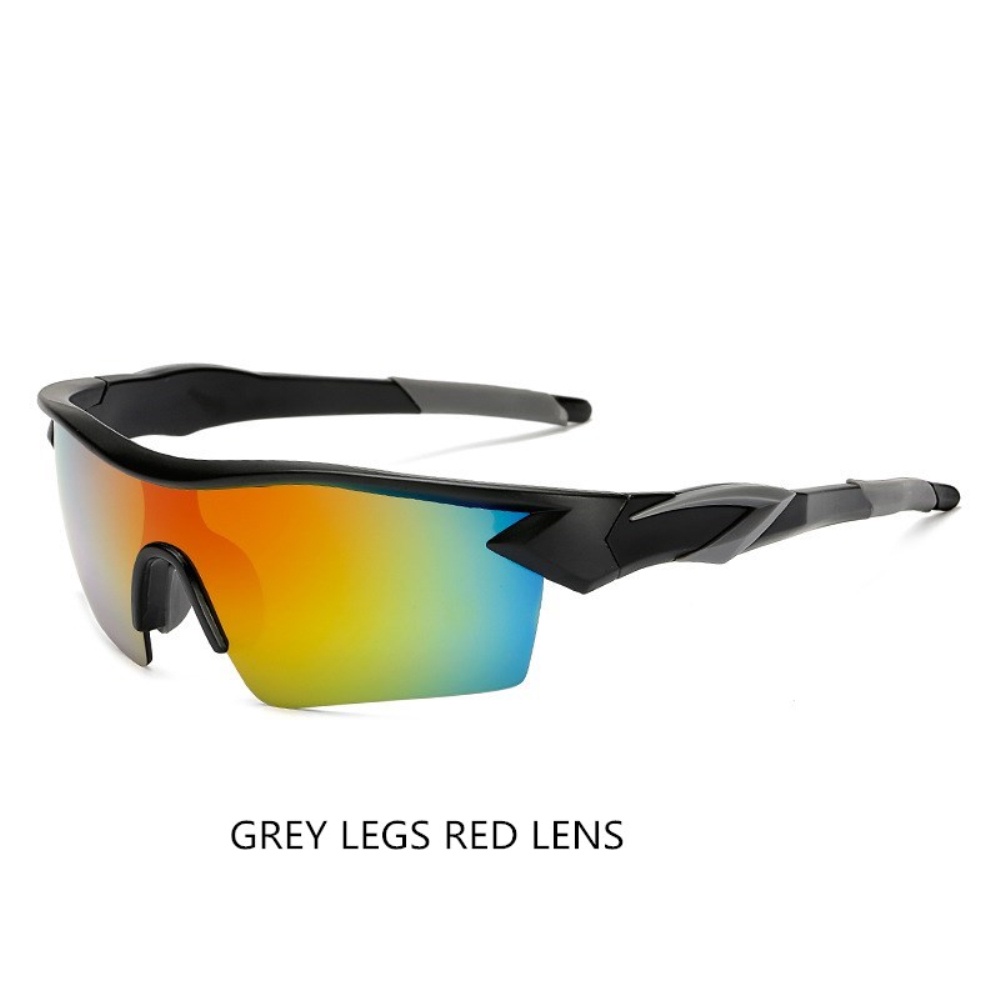 Outdoor Unisex Colored Sunglasses Sports Glasses Rider Glass Night Vision Sunglasses -OW-