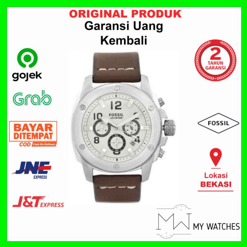Jam Tangan Pria Fossil Fs4929 Modern Machine Chronograph Original