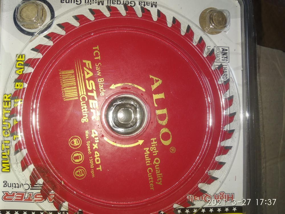 Mata Gerinda Gergaji Potong Kayu Multi Cutter Aldo 4 Inch X 40
