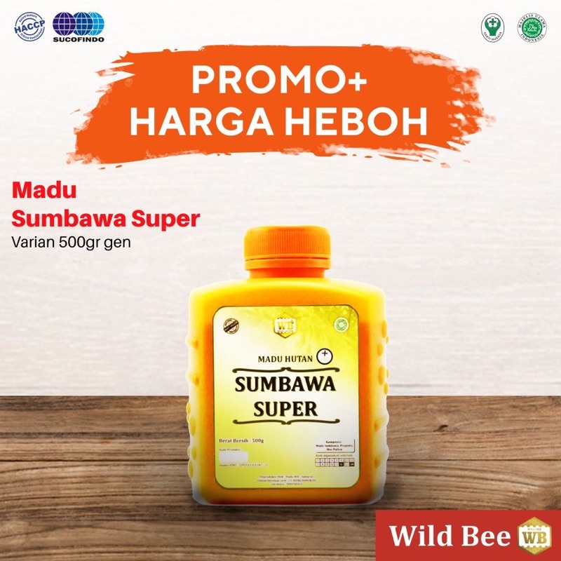

[COD] Madu Sumbawa Super 500gr / Lebah Apis Dorsata -Garansi Murni & Asli 100%