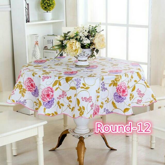 Round Taplak Meja Bulat anti air