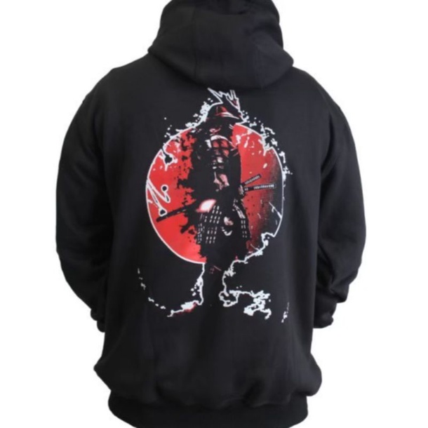 [BAYAR DITEMPAT] HOODIE JUMPER Anime PULLOVER Samurai Japanis UNISEX