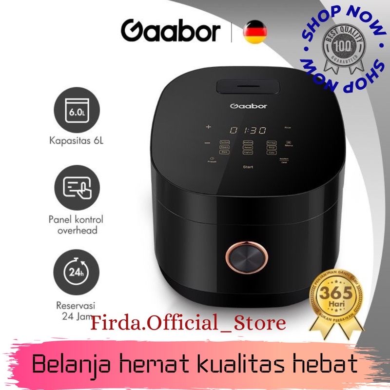 Gaabor Rice Cooker 2 L / 2L Penanak Nasi Smart  Micro Processor 2Liter / 2 Liter Multifungsi 2.000ml / 2.000 ml GR-S60A S30B S50A