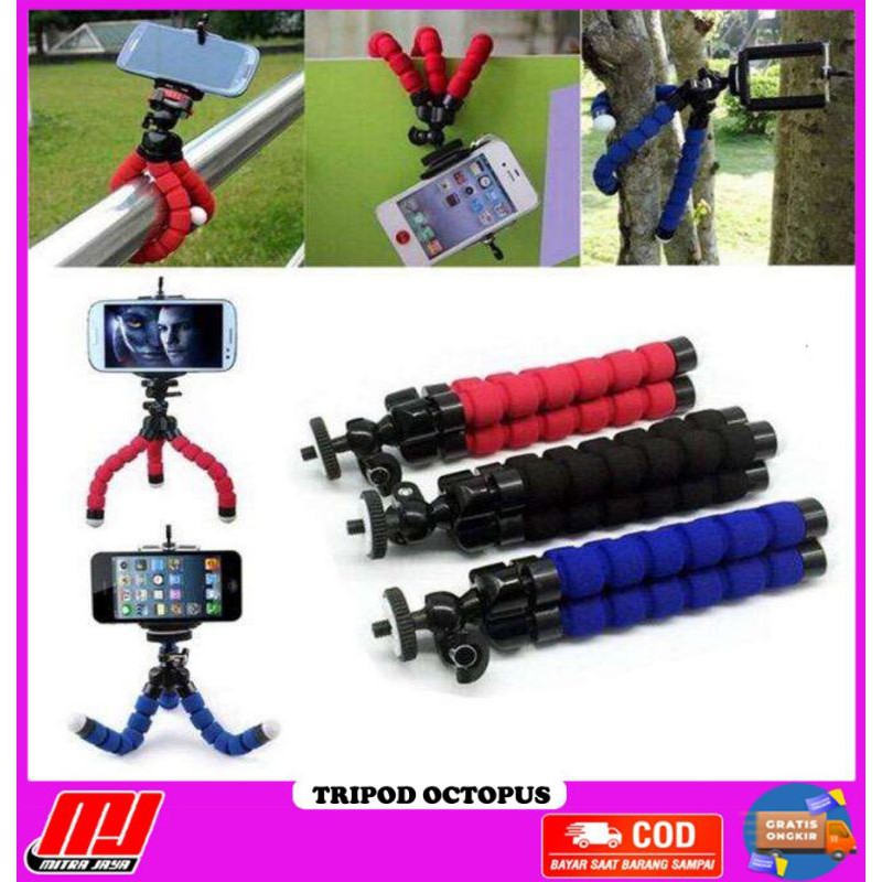 Tripod Mini Spider Octopus Mobile Phone Holder Camera