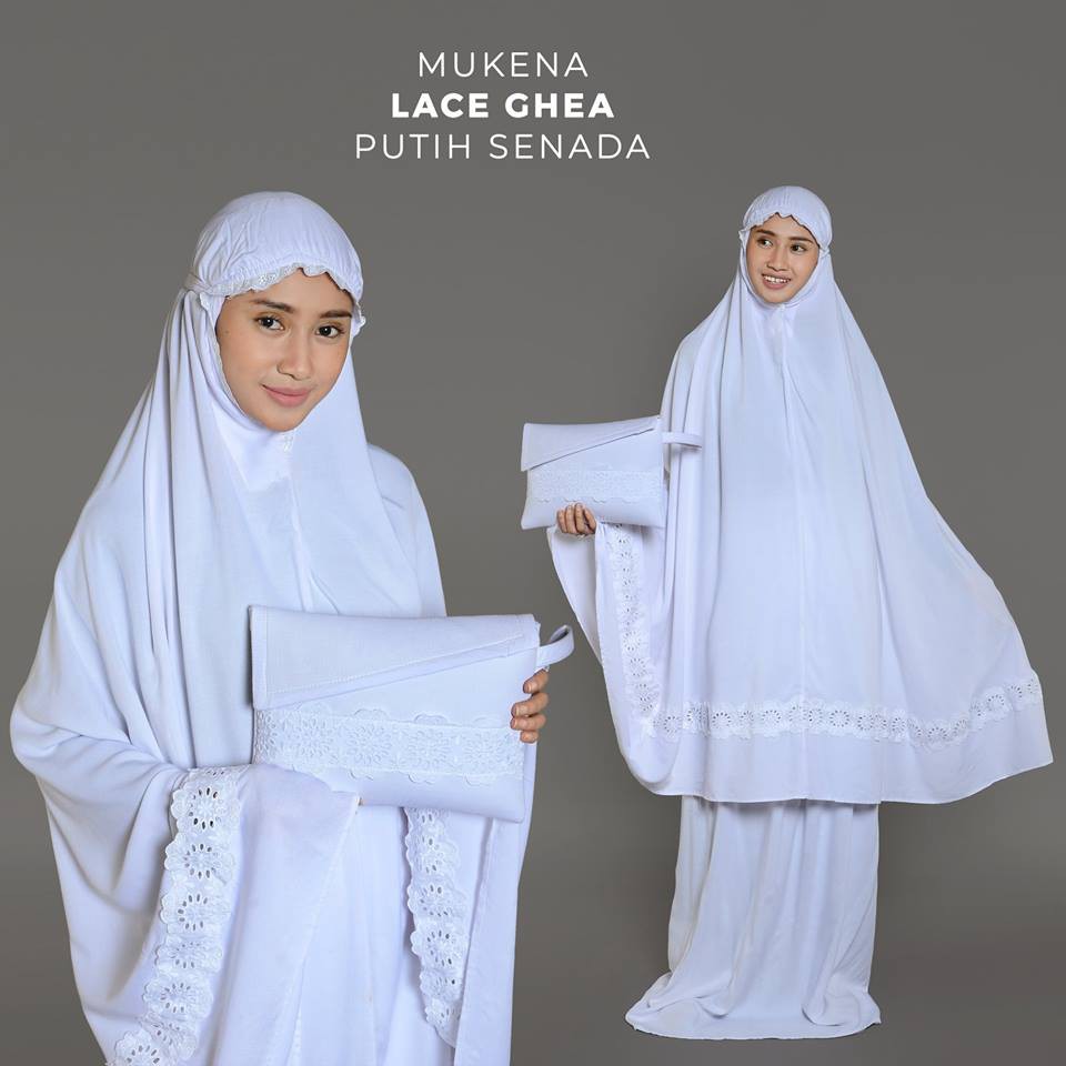 Mukena Dewasa Rayon Lace Ghea