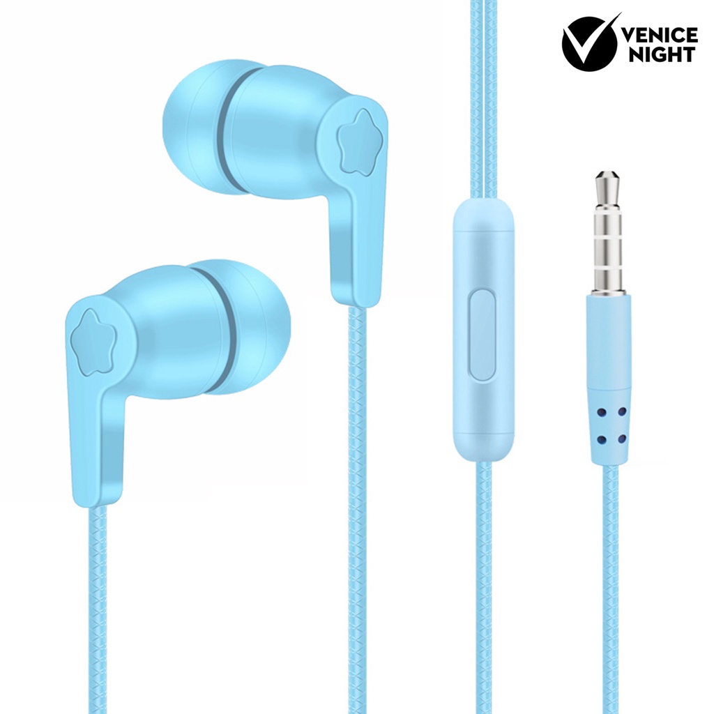 (VNEP) (Berkabel) L203 Headset Earphone Gaming In-ear Heavy Bass Stereo Kabel Jack 3.5mm Dengan Mic Untuk PC