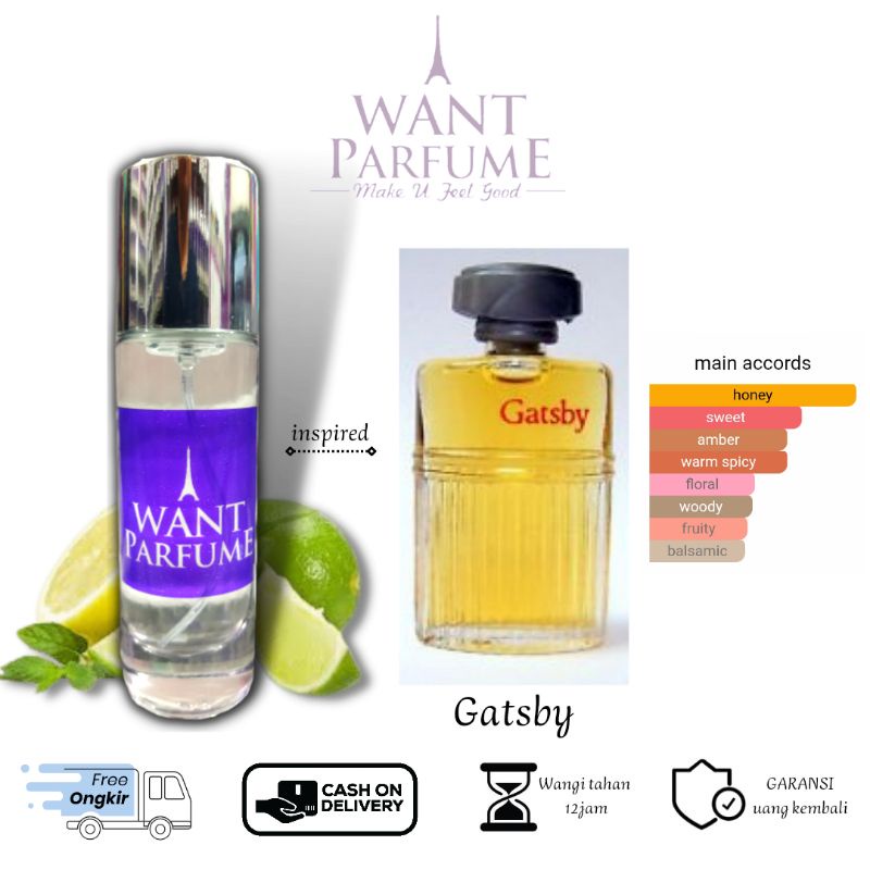 GATSBY Minyak Wangi Gatsby Parfum Pria by Want Parfume