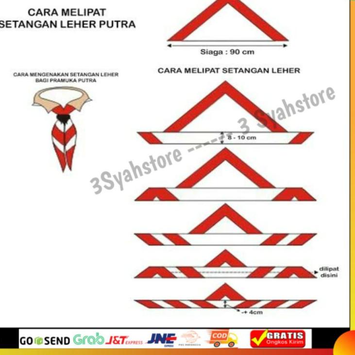 New Promote Kacu / Dasi / Hasduk Pramuka SD SMP SMA Pembina