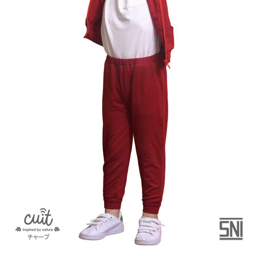 CUIT babywear Niji Series Mirae Jogger Baby Terry - RED