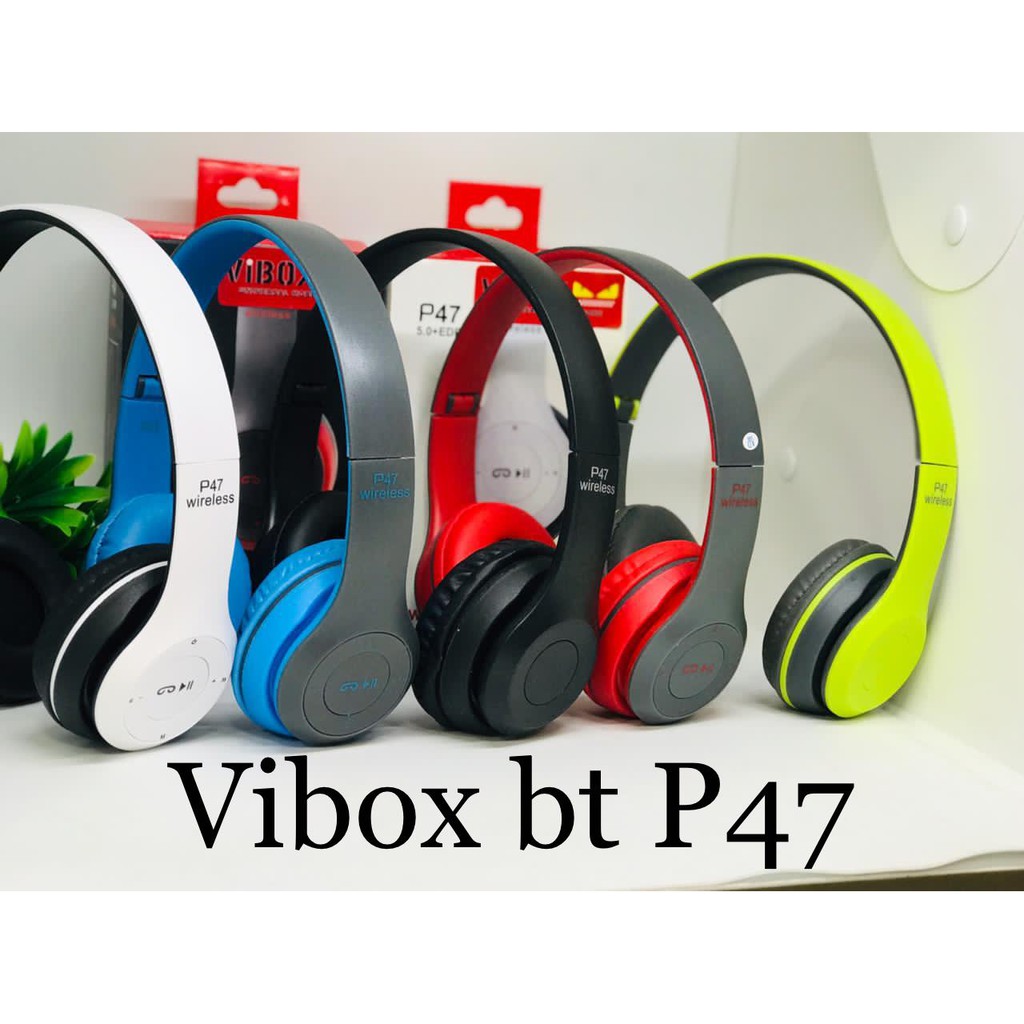 HEADPHONE HEADSET BANDO EARPHONE BLUETOOTH WIRELESS VIBOX P47 &amp; T450 HEADSET XIAOMI BLUETOOTH ORIGIN