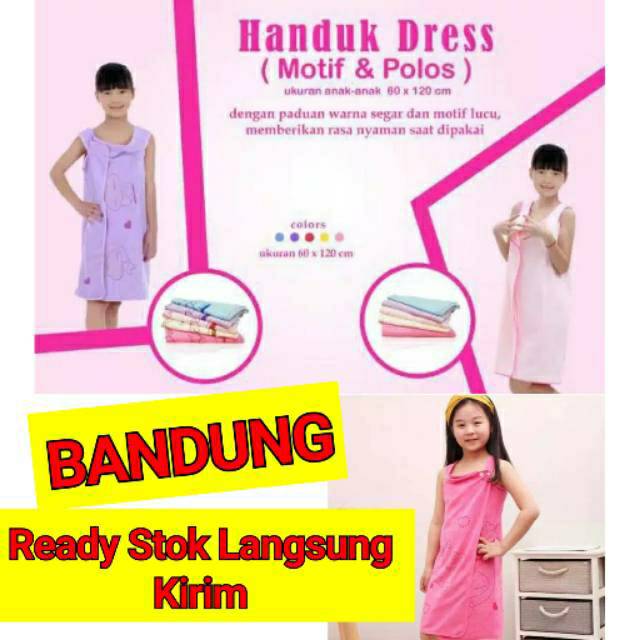 Handuk Dress Kimono Anak Handuk  Anak remaja Handuk anak