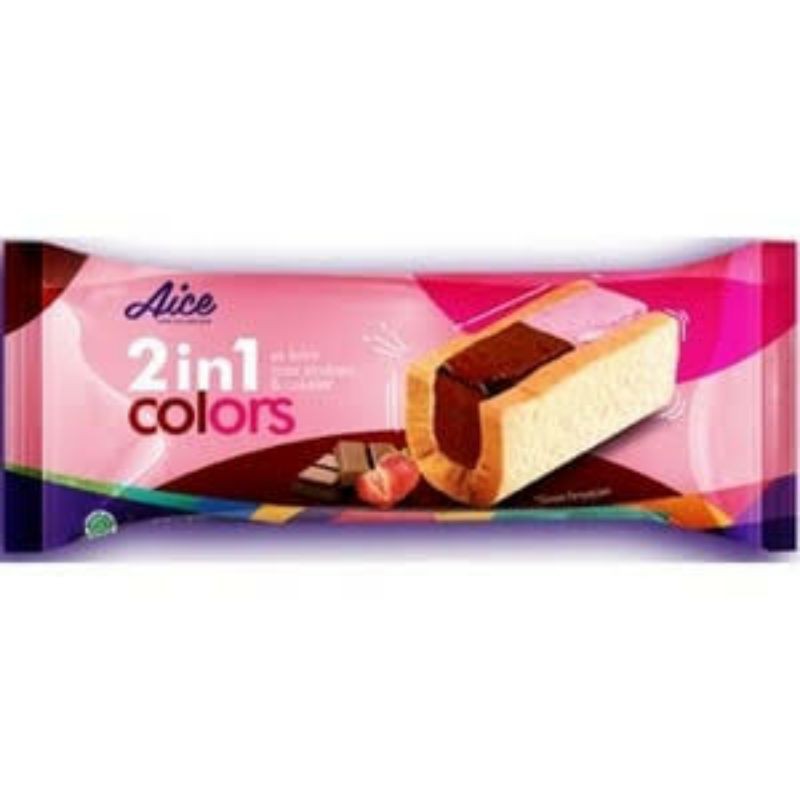 Aice Es Krim Potong 2in1 Color 65ml