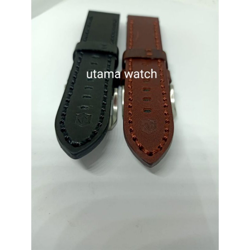 TALI Jam tangan kulit expedition 22mm 24mm hitam coklat Strap tali jam super kuality