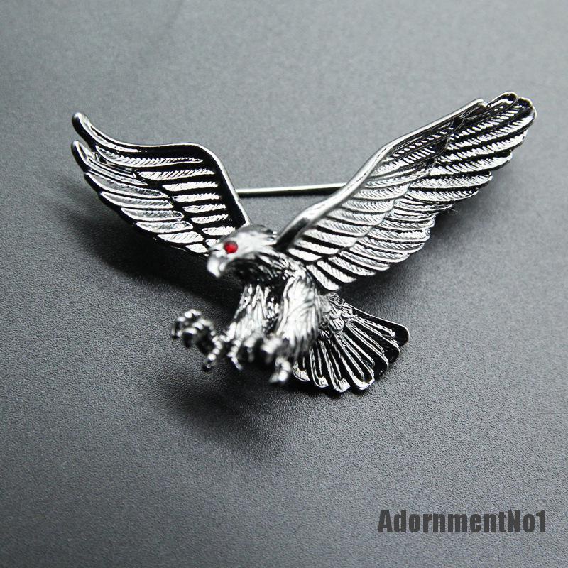 (Adornmentno1) Pin / Bros Burung Elang Model Vintage Untuk Pria