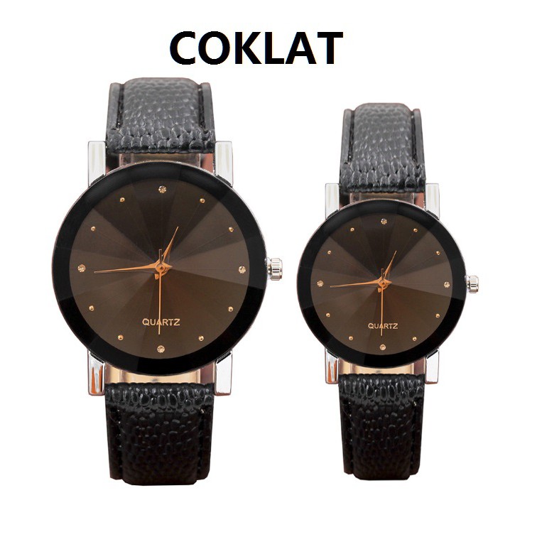 Jam Tangan Couple STAR (HARGA SEPASANG) Korean Style Analog Watch Women Watches Watch