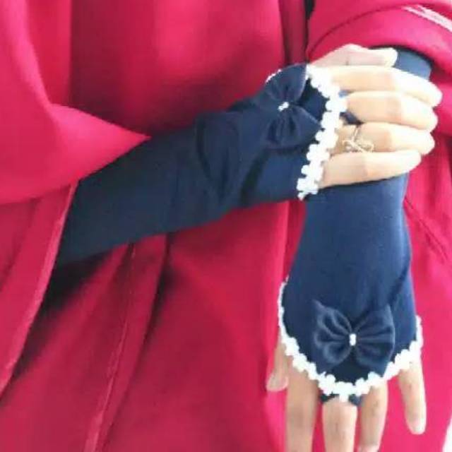 Handsock Renda Pita / Handsock Pita Renda / Handsock Cincin R.Pita / Manset Tangan Wanita