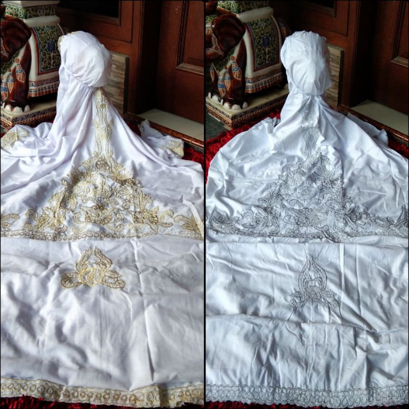 Mukena Terusan Bordir Jumbo