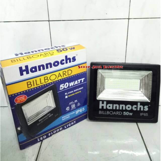 Lampu Led Sorot Billboard Flood Led Hannochs 50w / Hannochs SignBoard 50 Watt