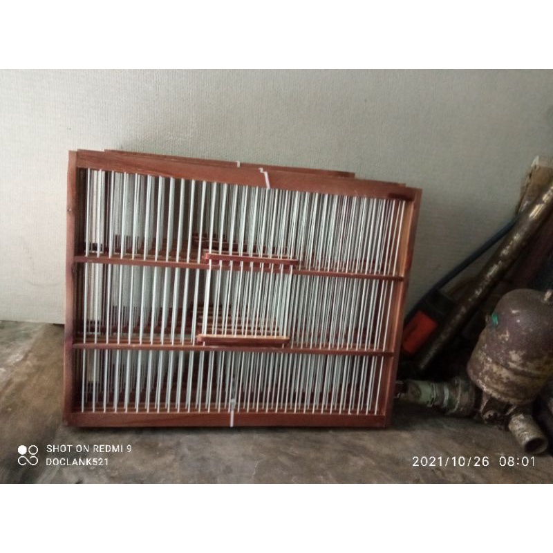Frame depan box ternak kenari & finch
