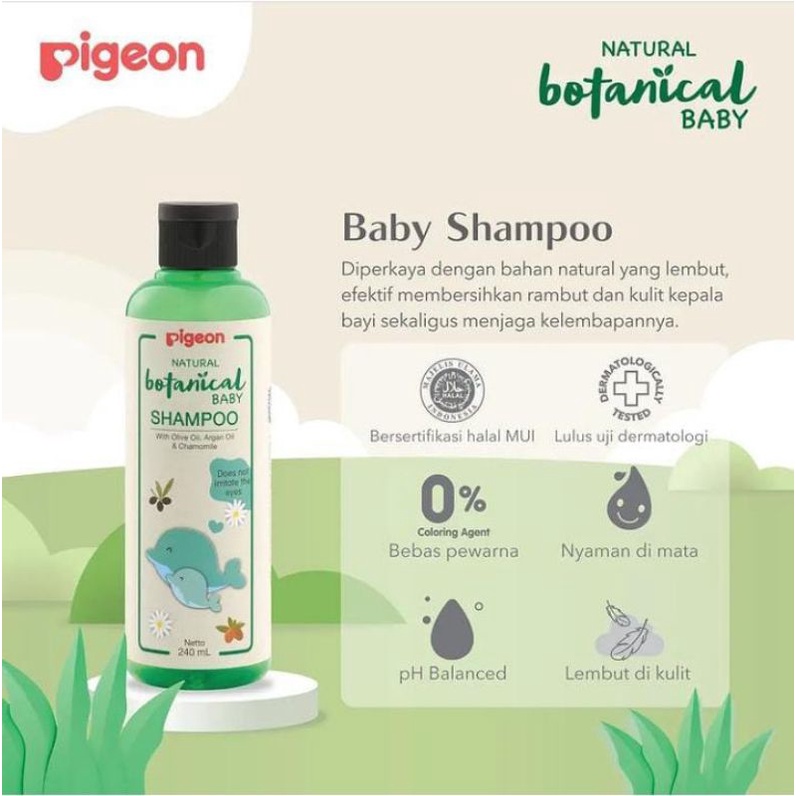 Pigeon botanical baby shampoo 240ml