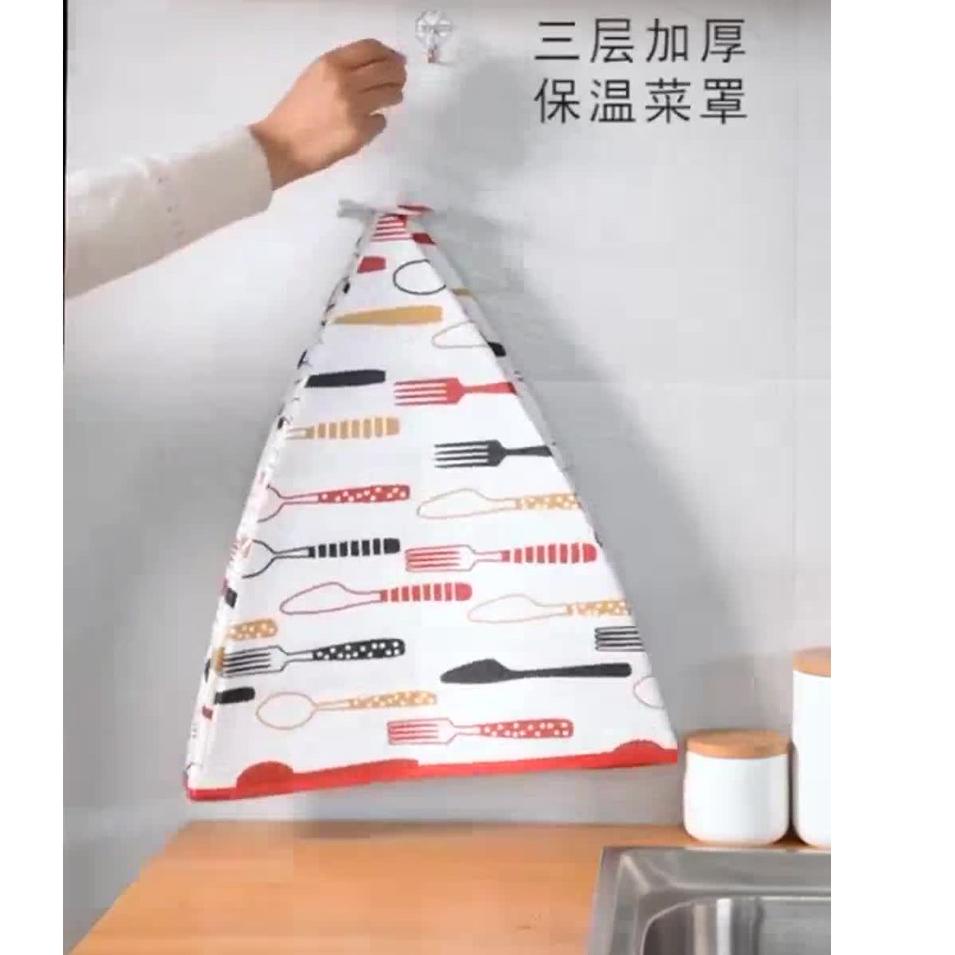 Kejutan Besar TUDUNG SAJI LIPAT JUMBO PENUTUP SAYUR MAKANAN ALUMINIUM TAHAN PANAS TERMURAH FOOD COVE