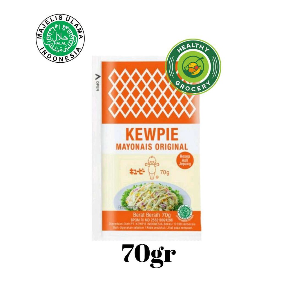 

Kewpie Mayonaise Original 70gr / Mayo / HALAL / MURAH / Mayonais / Mayones